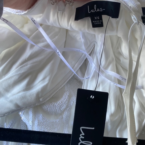 Lulu’s white sequin jumper - Picture 3 of 3